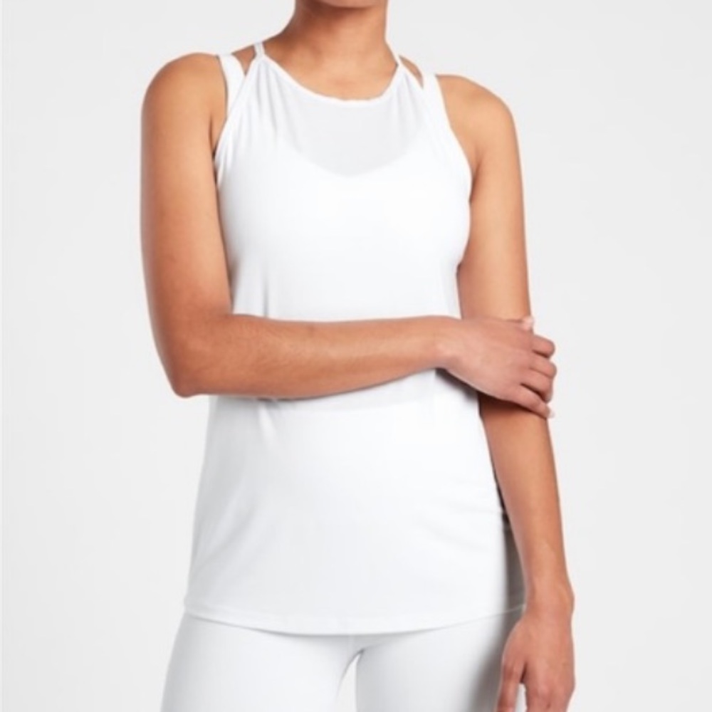 Athleta White Tank Top